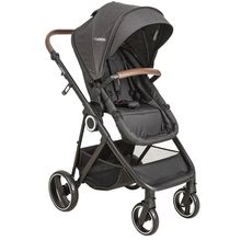 Carrinho de bebê Cosmos Melange Preto - Kiddo