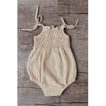 Salopete Lastex Amizade Nude - Cabrino Baby