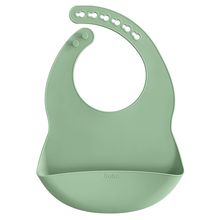 Babador Pega Migalhas em Silicone Verde - Buba