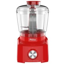 Mini Processador de Alimentos Philco PH900 Turbo 250W – Vermelho