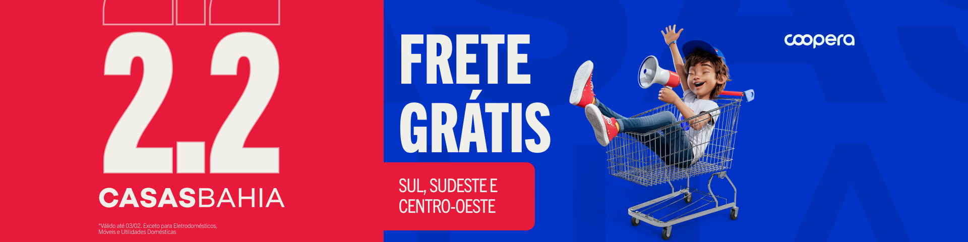 Frete Grátis - Casas Bahia